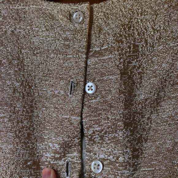 Girls Golden Dress 2T - Picture 3 of 4